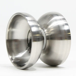 Zeekio Alpha Steel Yo-Yo - Organic Shaped Stainless Steel - Undersized YoYo with D Sized Bearing