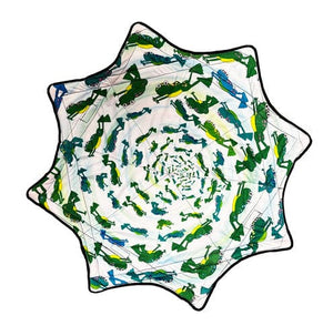Star-shaped blanket with frog pattern (0d2f11d0-aee6)
