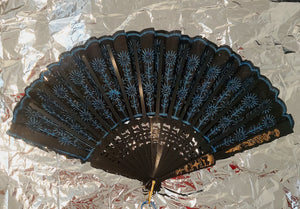 Ornate Folding Festival Fan in 8 Colors
