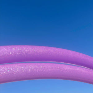 Purple Stardust (5/8ths) Polypro Hula Hoop