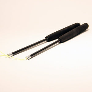 Zeekio Fiberglass Diabolo Sticks - Black