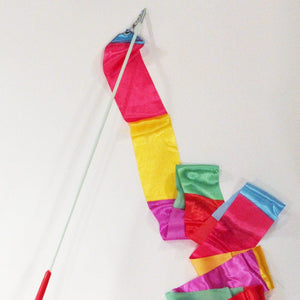Zeekio Chinese Dance Ribbon - 4 Meter Ribbon - 16" Handle