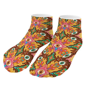 The Perfect Music Festival Ankle Socks (5 Pairs) Sweat-Proof, Odor-Proof, Breathable 4th Dimensions Beings Socks