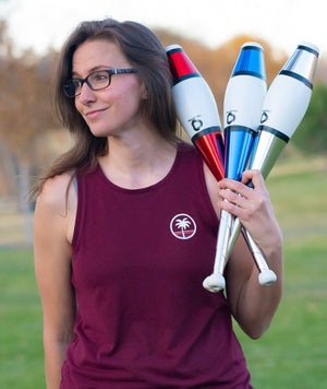 Taylor Tries Signature Juggling Club Set with Drawstring Bag - Set of 3