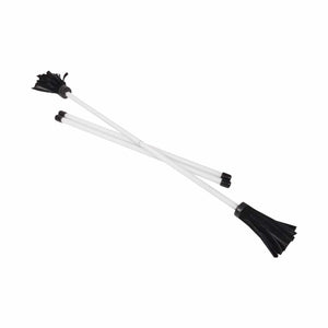 Z-Stix Professional Juggling Flower Sticks/Devil Sticks and 2 Hand Sticks, High Quality, Beginner Friendly - Solid Series