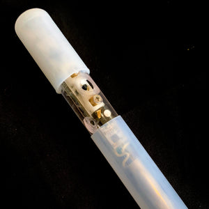 AFjoystick - Transparent joystick with white cap