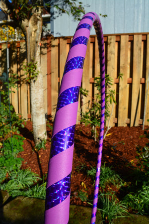 Prismatic Taped Beginner Hoop - Prism Tape w/ Gaffer Grip Tape
