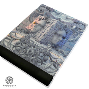 Resonate Yoga Rage Nation yoga mat with abstract faces