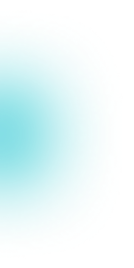 Cyan ellipse graphic.