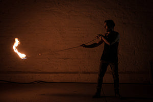 Fire rope dart spinning performance
