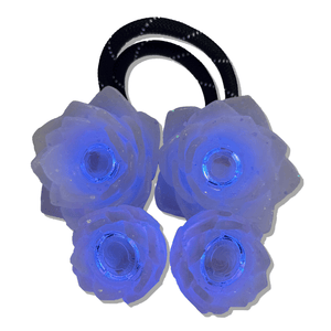 Lotus Flower Poi Ultra Poi 2 - Blue LED light flower poi