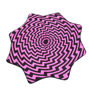 Mougee Mini Neon Pink Zigzag Mat