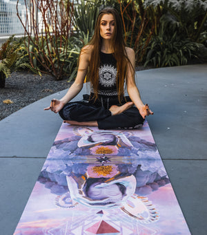 Yoga pose on mat, New Edits Yoga 1