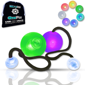 Orb Poi SW060-1, LED poi juggling balls, rechargeable, Amazon