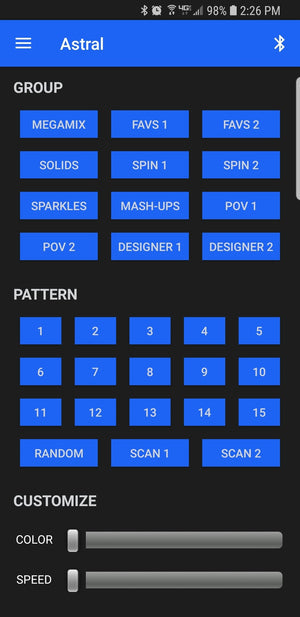 Atomic V AF LED Levitation Wand