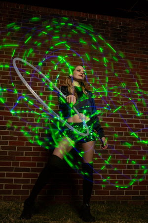 Starlight performance by Mina V2b with light-up hula hoop