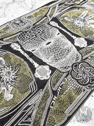 RESTOCKED ✦ GOLDEN TEACHERS V1 • GOLD • Festival Shawl/Scarf NEW