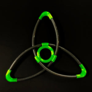 Green SD Celtic Knot on Black
