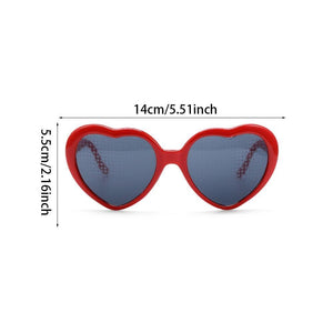 Heart Effect Diffraction Glasses That Turn Lights into Hearts Shaped Love Effects Glasses Watch The Lights Change to Heart Shape At Night Diffraction Glasses For Unisex Sunglasses