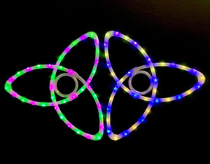 LED tri-shaped light display