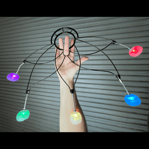 LED light display held by hand