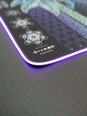 WOUNDS TO WISDOM V2 • ETHEREAL HUES • XXL RGB GAMING MOUSEPAD