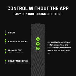 Easy 3-button control (no app)