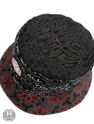 PROTECTED BY INTENT ✦ REVERSIBLE / REFLECTIVE ✦ BUCKET HAT w/ hidden pocket