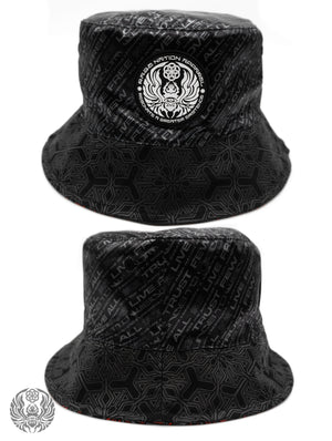 PROTECTED BY INTENT ✦ REVERSIBLE / REFLECTIVE ✦ BUCKET HAT w/ hidden pocket