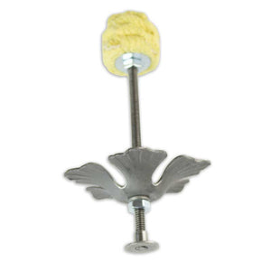 Split flower set 2 with decorative metal base