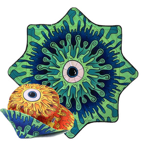 Eye combo set with star-shaped mat and pillows