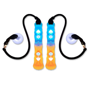 Helix LED Poi Set - Assembled