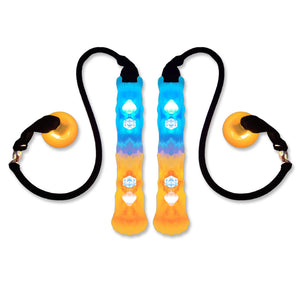 Helix LED Poi Set - Assembled HD