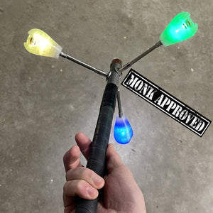 UltraDragonStaff4 with glowing LED lights, Monk Approved