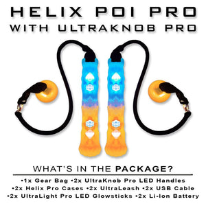 UltraPoi Helix LED Poi Pro Set