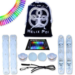 Helix Poi with UltraKnobs | www.ultrapoi.com