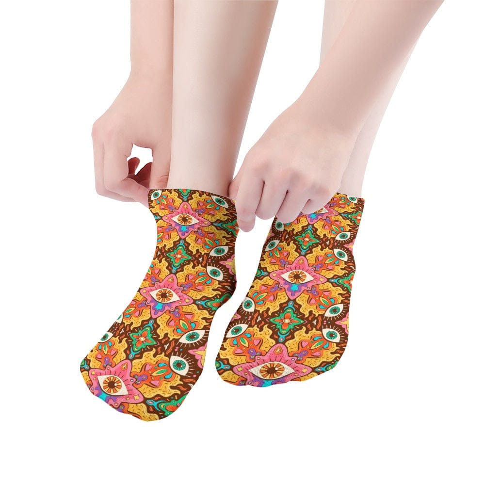  The Perfect Music Festival Ankle Socks (5 Pairs)  Sweat-Proof, Odor-Proof, Breathable 4th Dimensions Beings Socks 