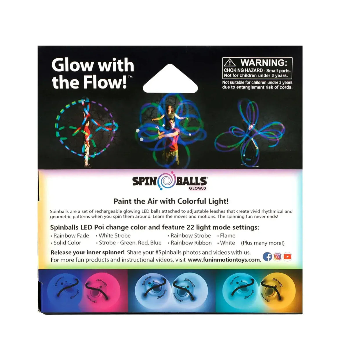  Spinballs LED Poi 