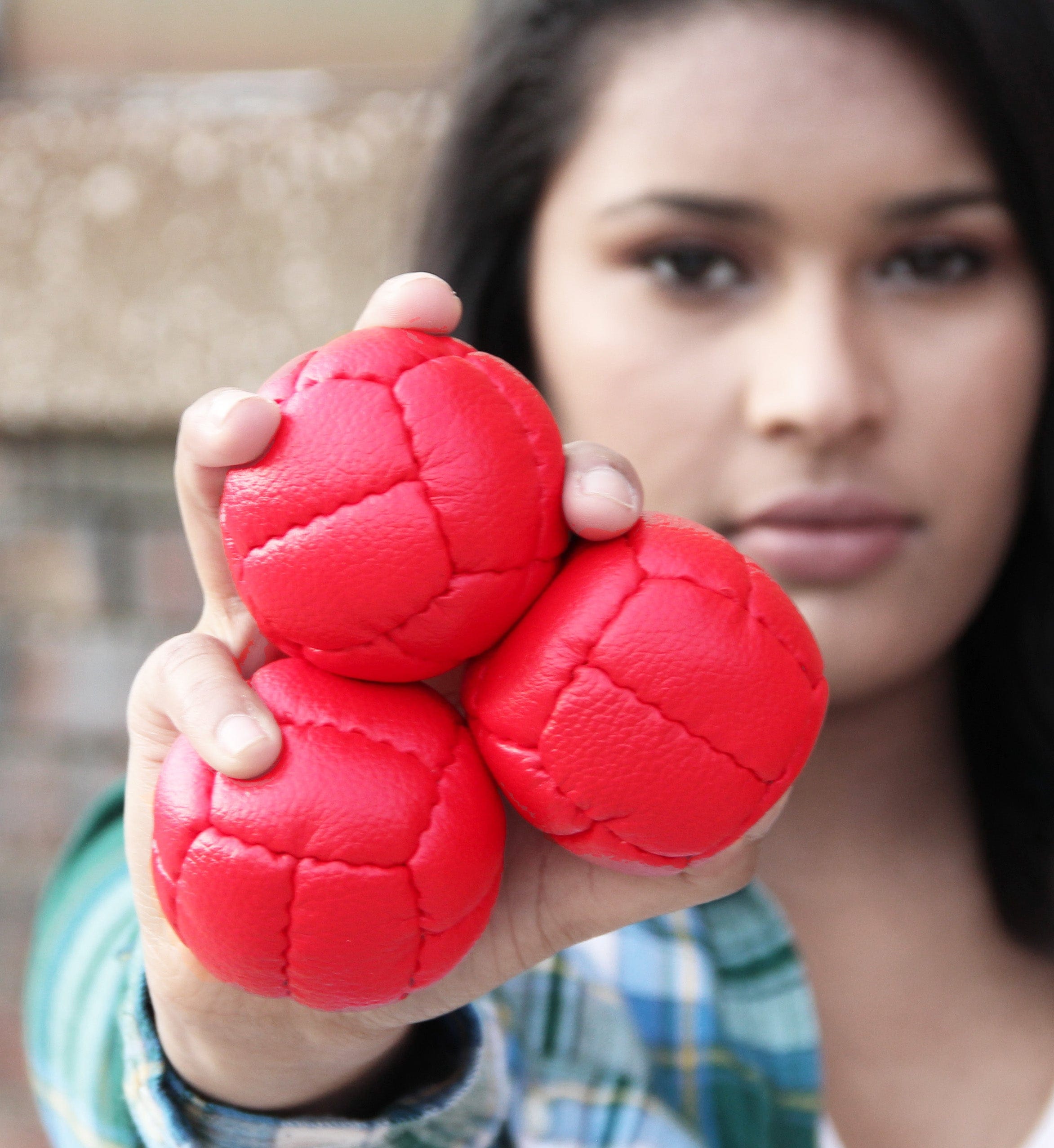 Zeekio Galaxy Juggling Balls - Premium 12 Panel Genuine Leather Balls