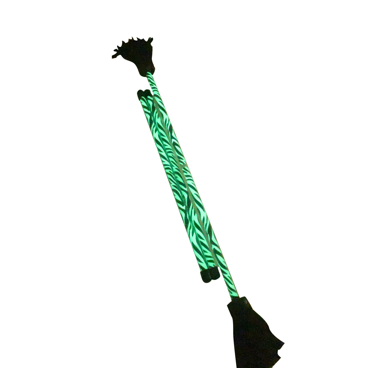  Z-Stix Professional Juggling Flower Sticks-Devil Sticks and 2 Hand Sticks, High Quality, Beginner Friendly - Animal Series 