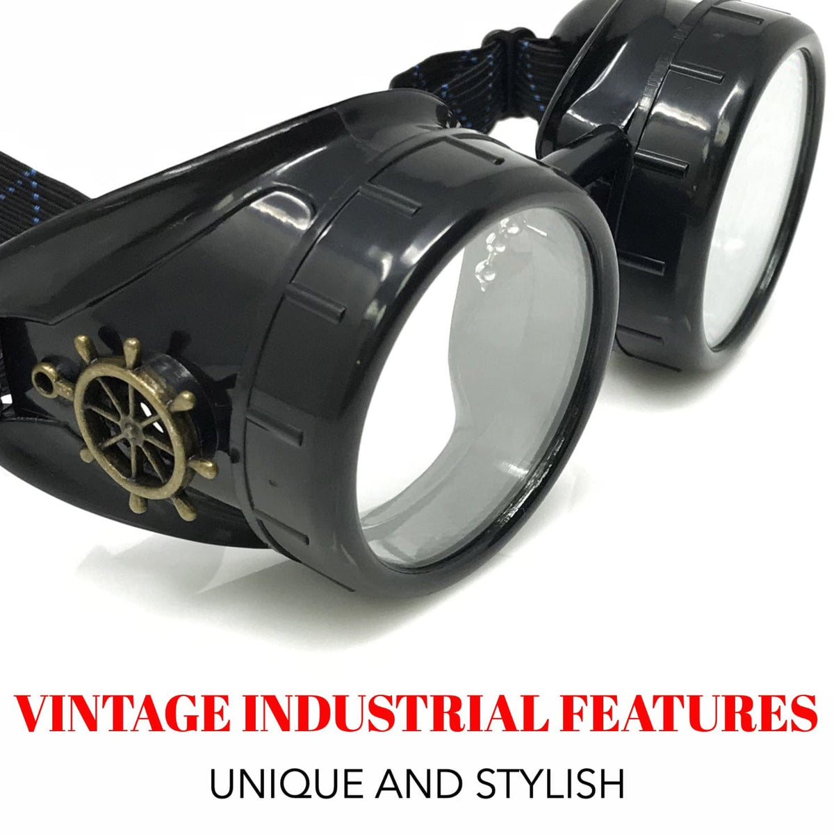  Steampunk Mad scientist goggles 