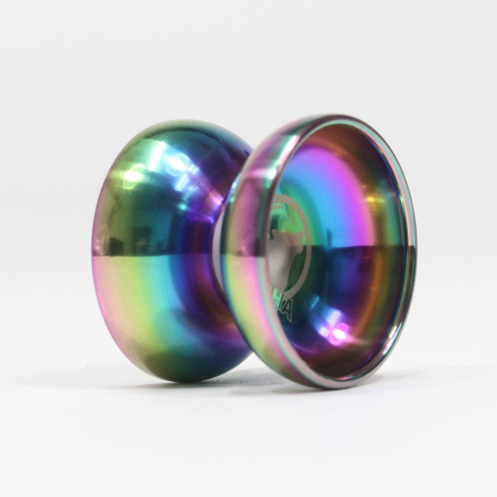  Zeekio Alpha Steel Yo-Yo - Organic Shaped Stainless Steel - Undersized YoYo with D Sized Bearing 