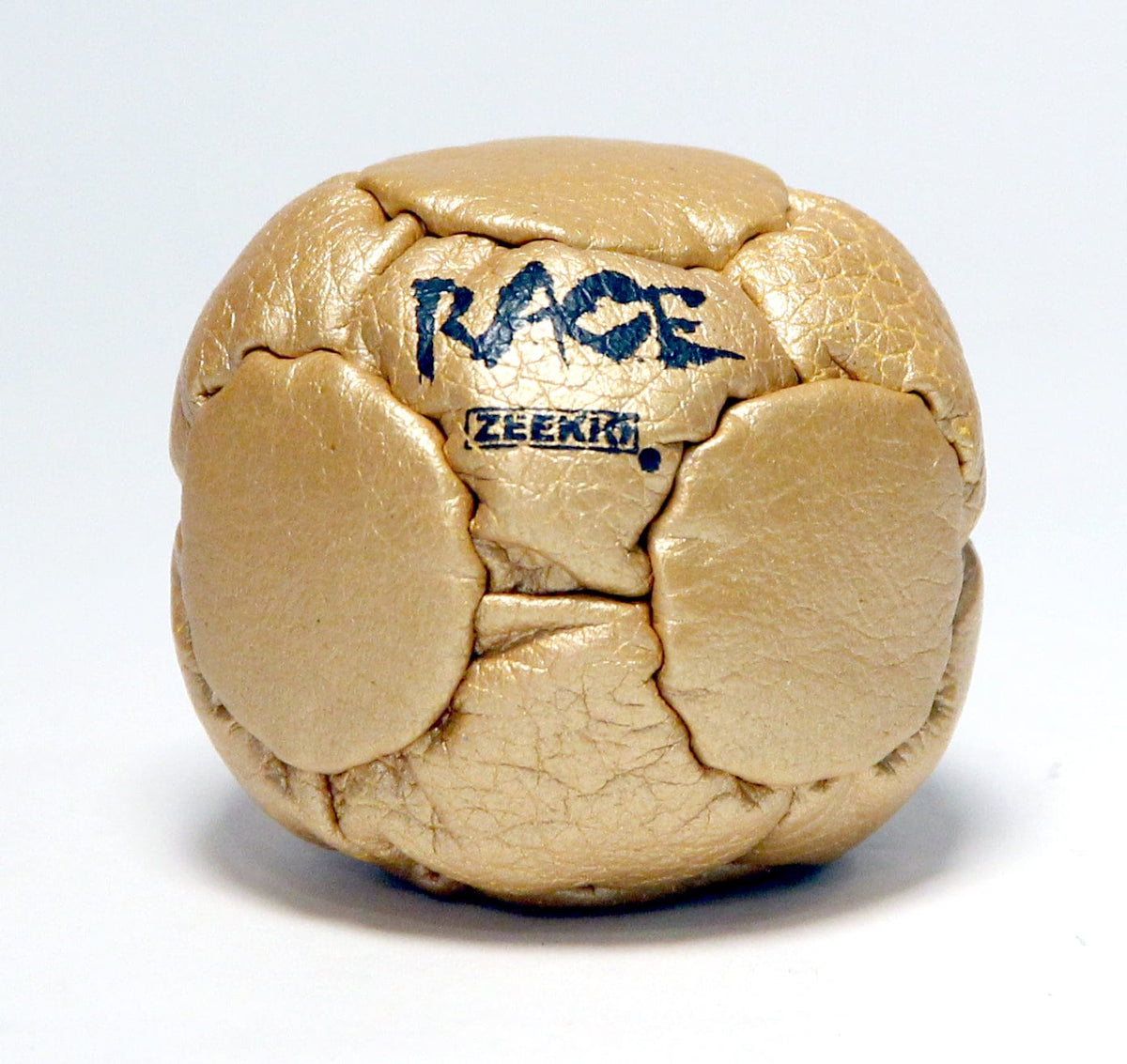  Zeekio -The Rage- 14 Panel Genuine Leather Footbag - Hacky Sack 