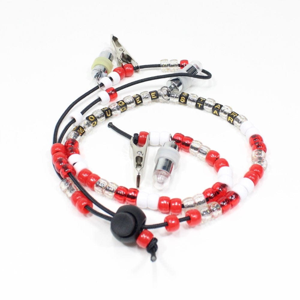  Mougee Clip - Carry Your Mougee Flow Star Around In Style - Adjustable Length, Heavy Duty Clips, LED Light 
