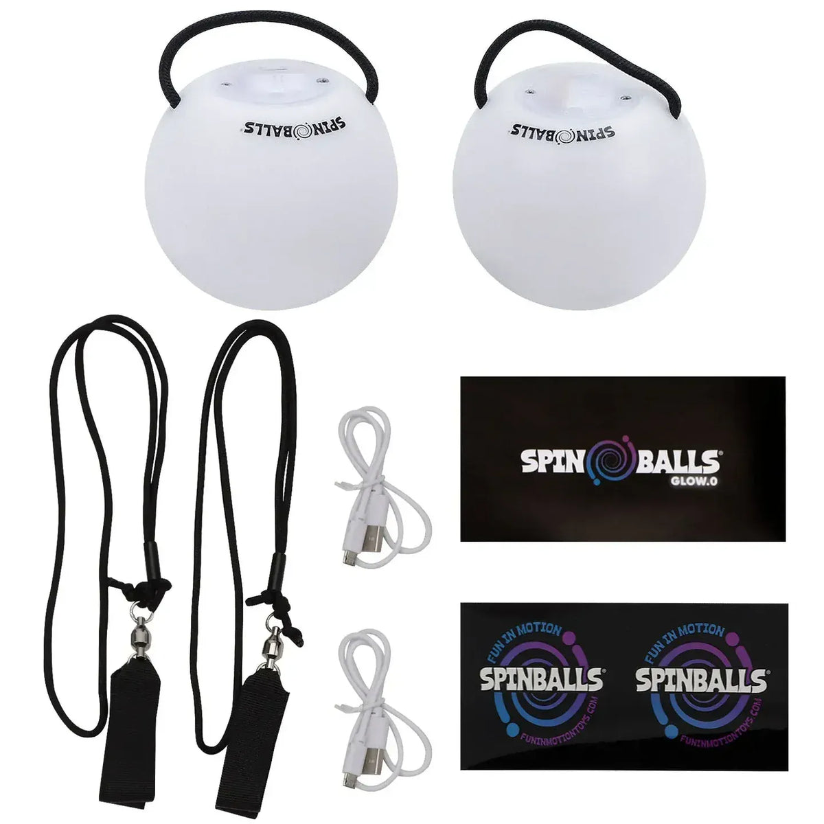  Spinballs LED Poi 