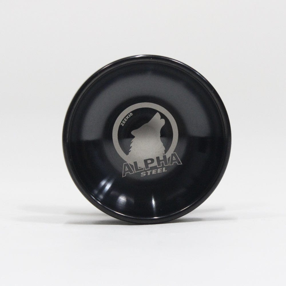  Zeekio Alpha Steel Yo-Yo - Organic Shaped Stainless Steel - Undersized YoYo with D Sized Bearing 