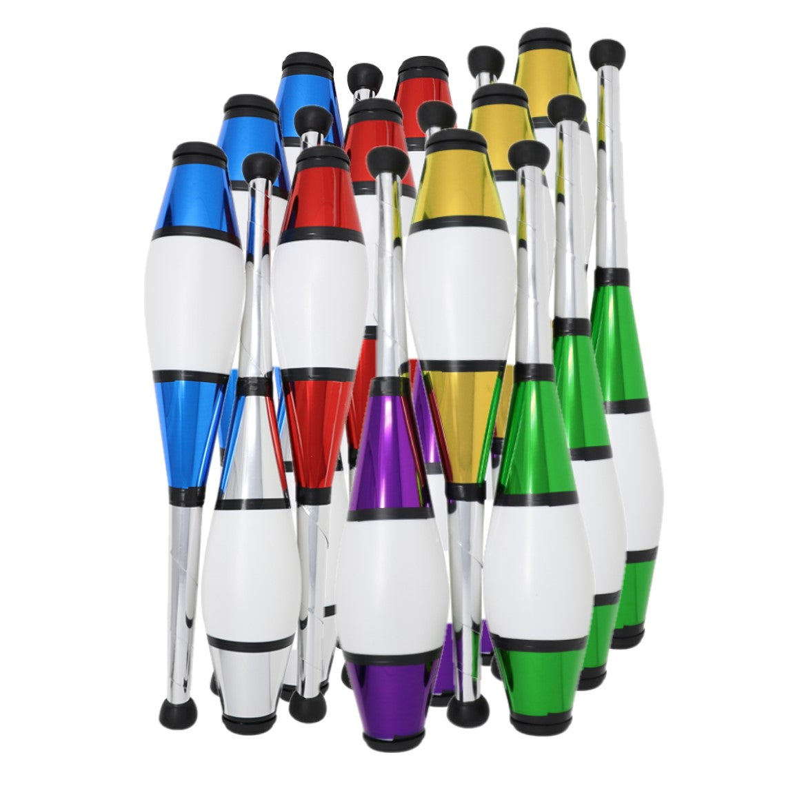  Zeekio Pegasus Juggling Club Set - Premium Quality - Beginner to Pro - Set of 3 