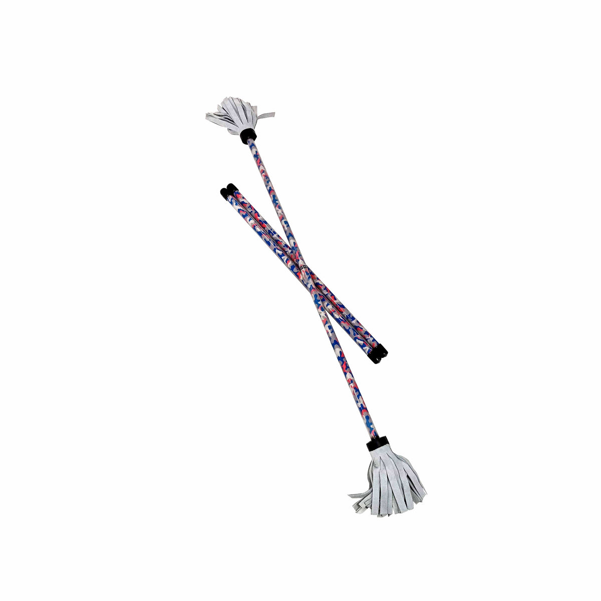  Z-Stix Professional Juggling Flower Sticks-Devil Sticks and 2 Hand Sticks, High Quality, Beginner Friendly - Camouflage Series 