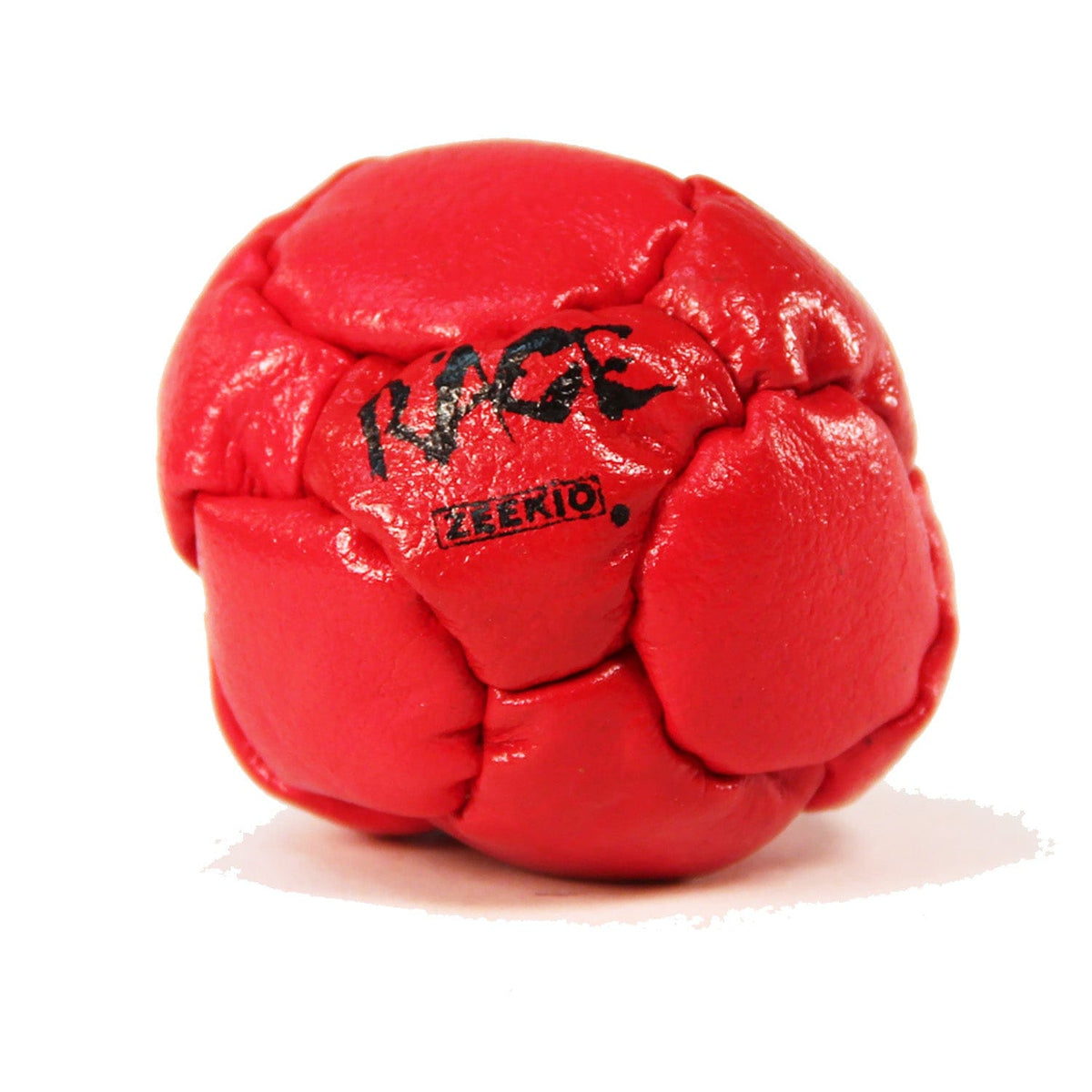  Zeekio -The Rage- 14 Panel Genuine Leather Footbag - Hacky Sack 