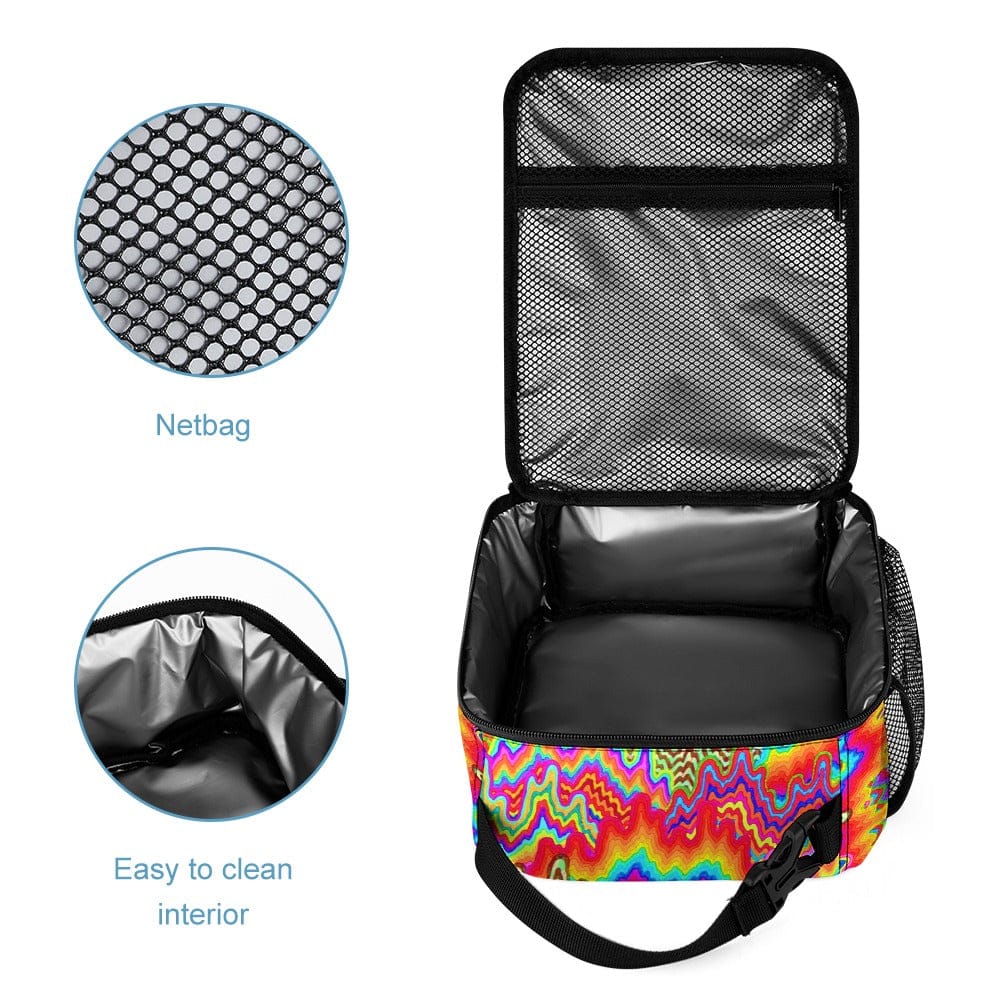  Psychedelic Backpack with Free Lunchbox and Travel Bag Included 